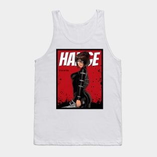 Hange Aot Red Comic Tank Top